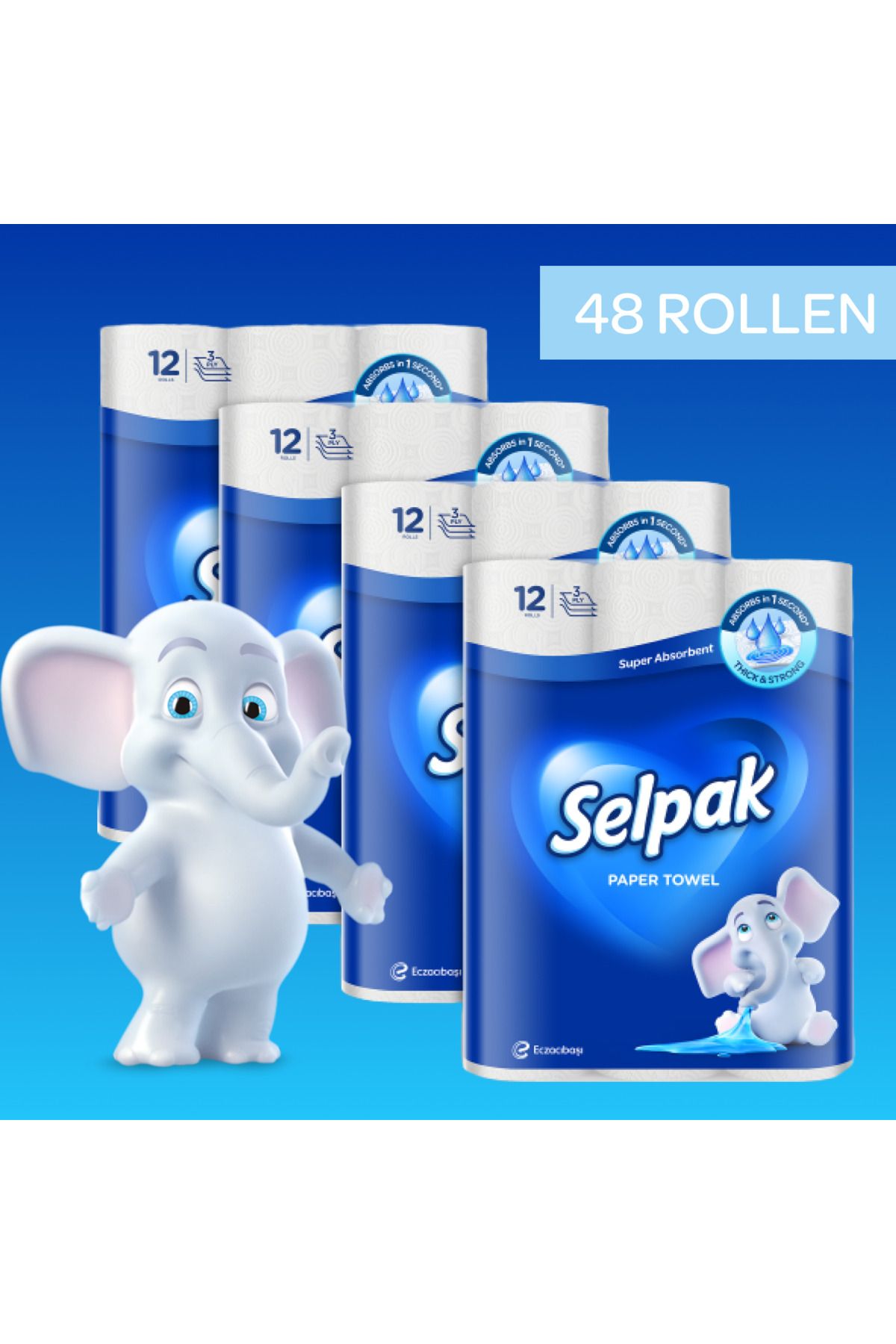 Selpak-Küchenrolle, Papiertuch, Für, Haushaltsreinigung 3