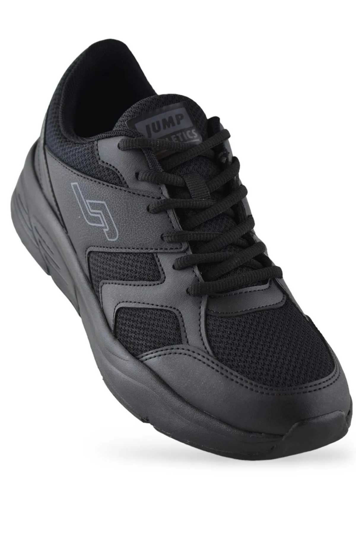 30522 Siyah Kömür Ortopedik Memory Foam System Günlük Yürüyüş Sneaker Spor Ayakkabı — مشکی ANIL AYAKKABI Jump 30522 — تصویر 4 از 8
