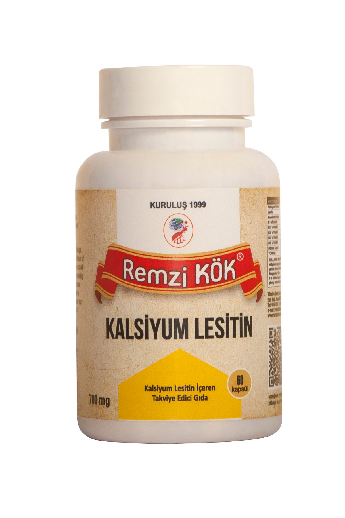 REMZİ KÖK KALSİYUM LESİTİN