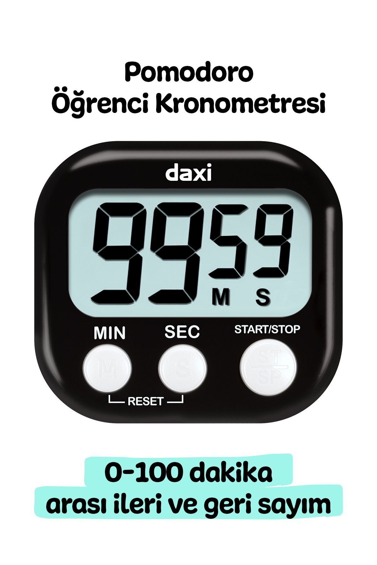 Daxi Tx-100 Siyah Kronometre