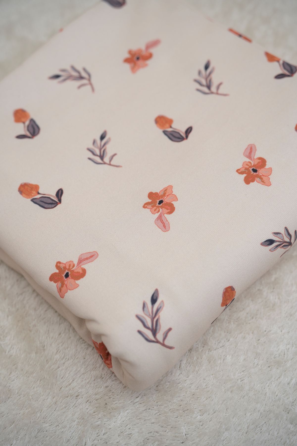 Tuğba Kuğu-Printed Panama Fabric (100% Cotton) |   Tiny Tulips 5