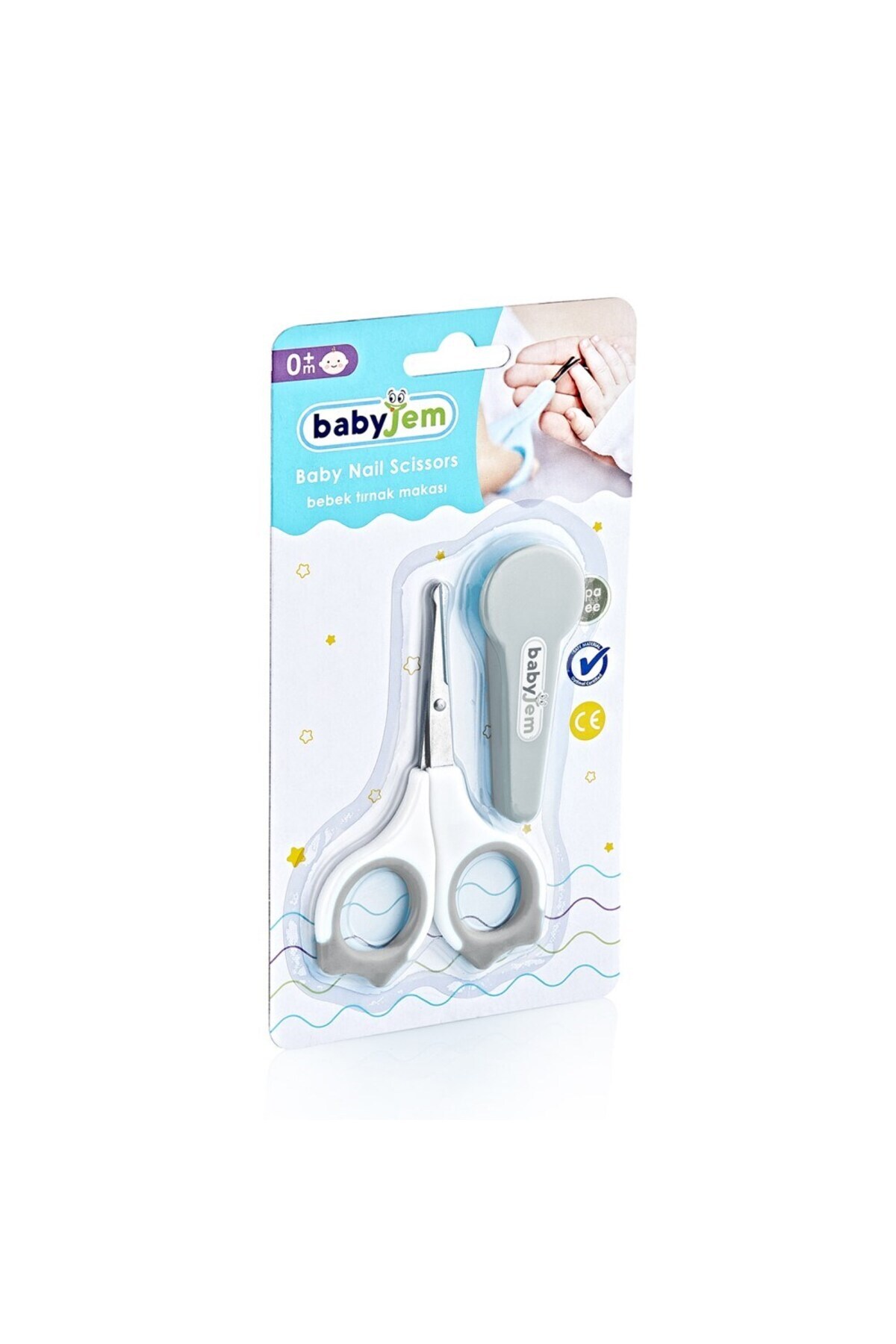 Babyjem Bebek Tırnak Makası 520 Gri fotoğrafı 3 (önizleme)