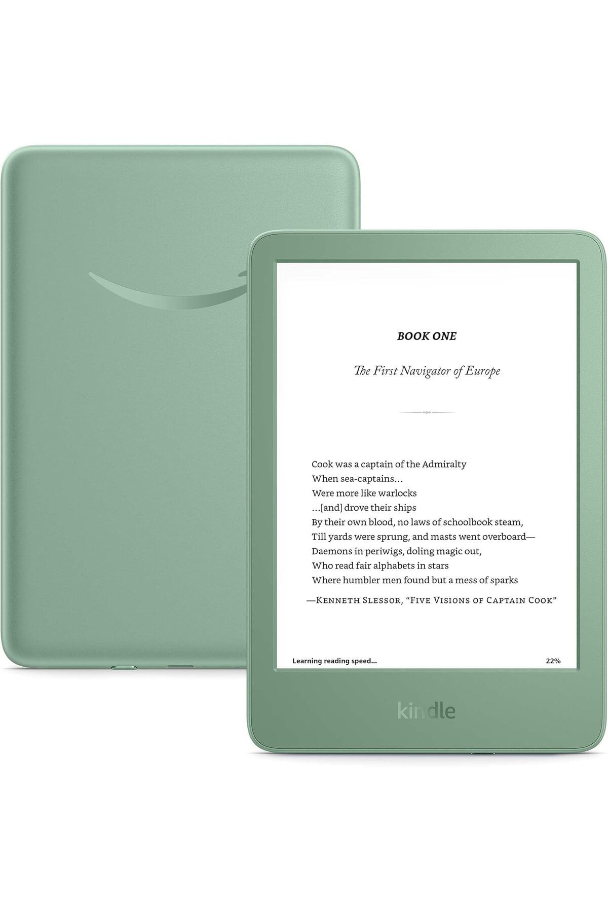 Amazon Kindle Basic (2024) 11.Nesil 16 GB E Kitap Okuyucu 6” Reklamsız Matcha