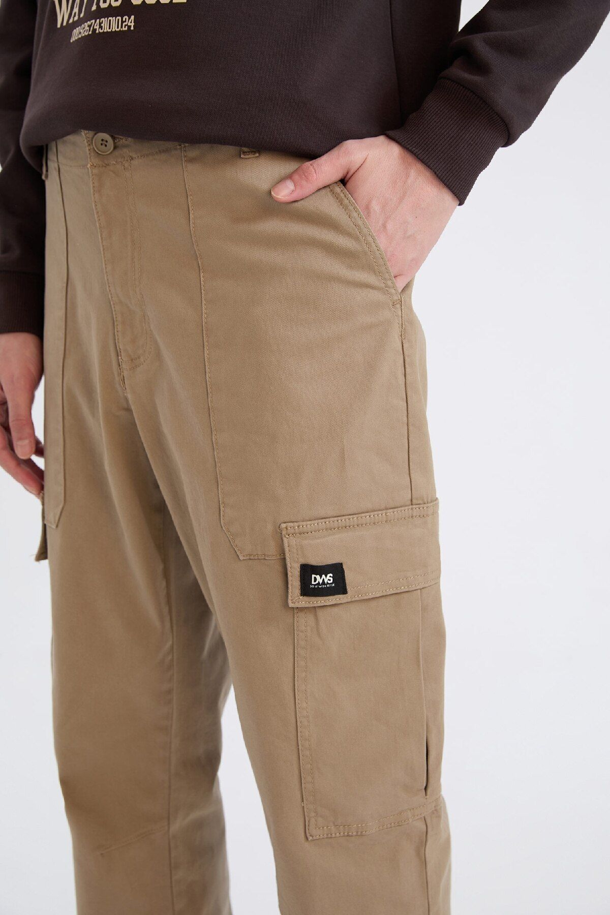 DeFacto-Hose mit geradem Bein und Cargotaschen B4142AX24AU 5