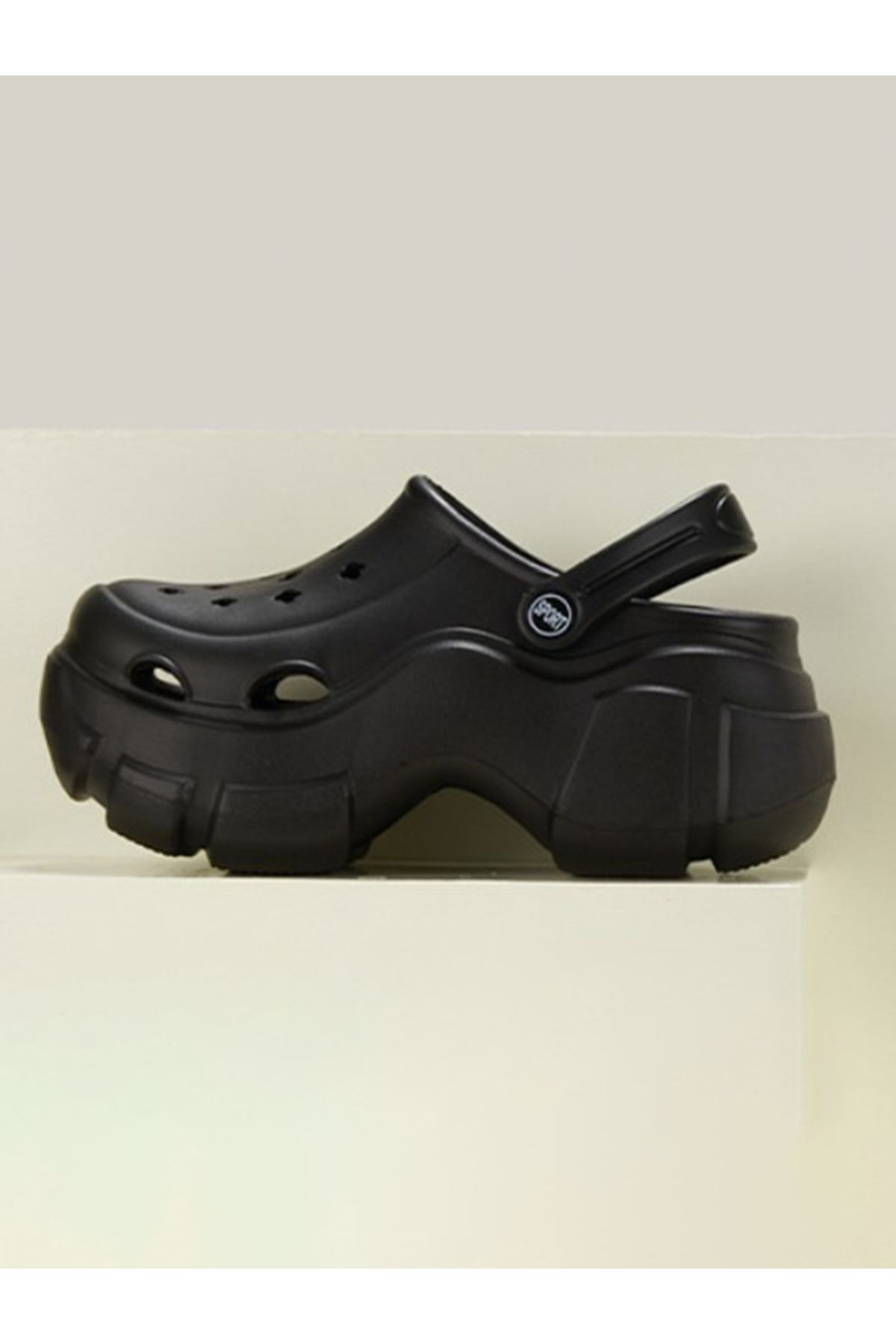 Sneak-a-Peek By Styli-Cut-Out Detail Platform Hollow Clogs 2