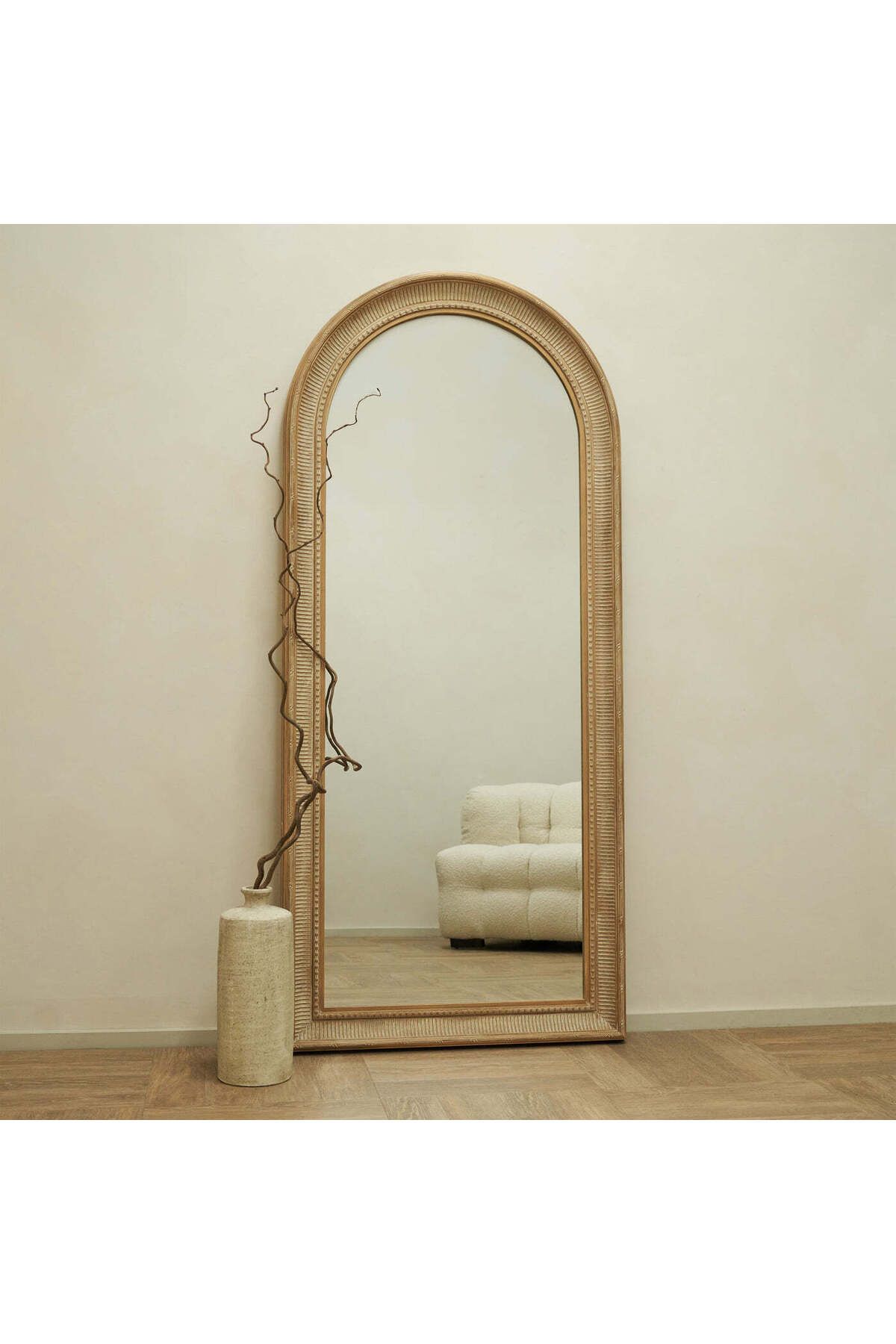 Felicity Mirror 180x80 cm Dekoratif Tasarım Ahşap Boy Aynası - Eşsiz Dekor Aynası - Pinterest Boy Aynası - 3