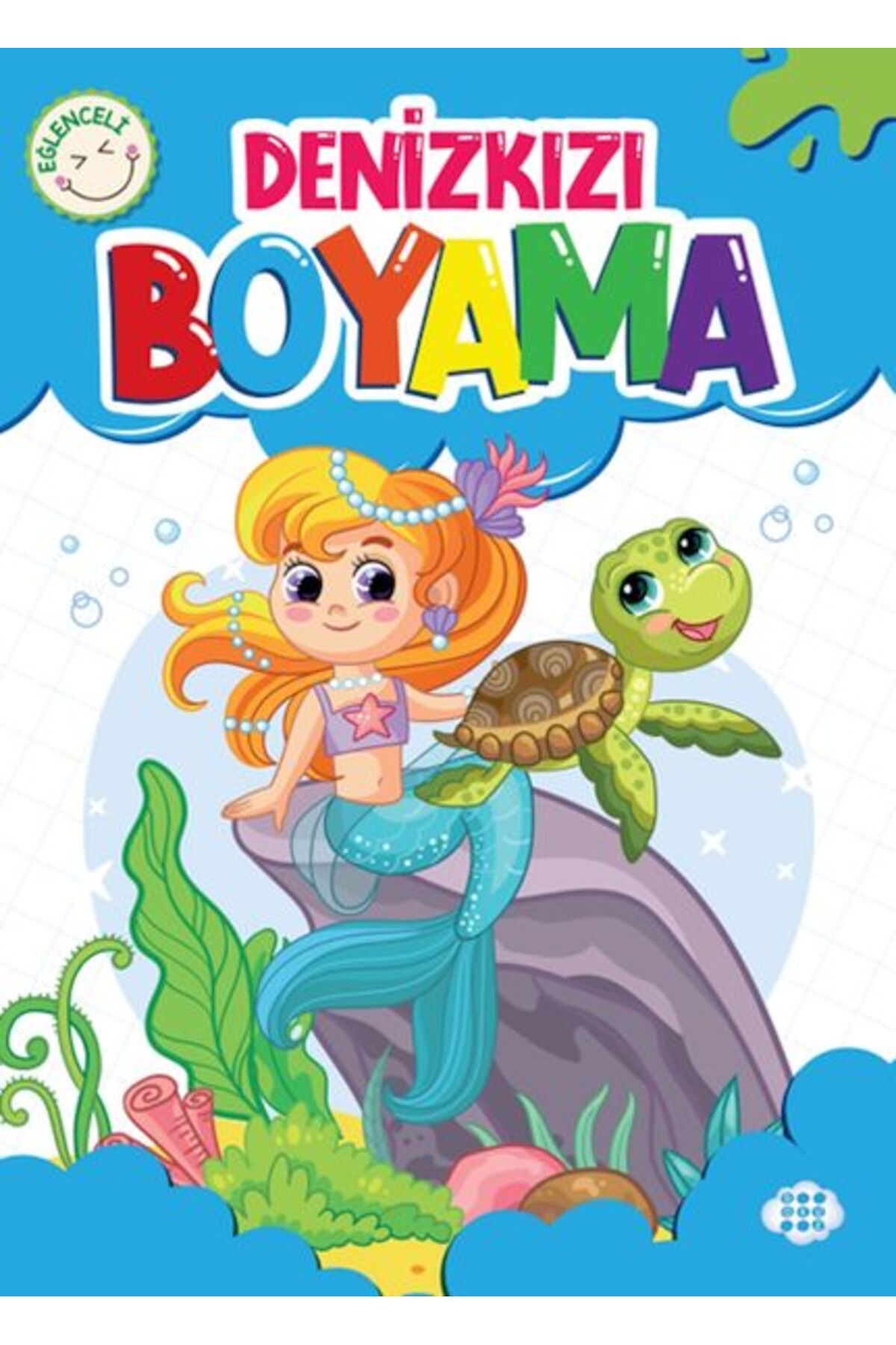 Dokuz Çoçuk Eğlenceli Denizkızı Boyama