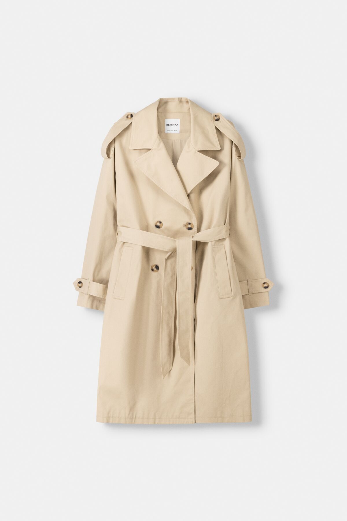 Bershka-Trench Coat - Brown - Basic 3