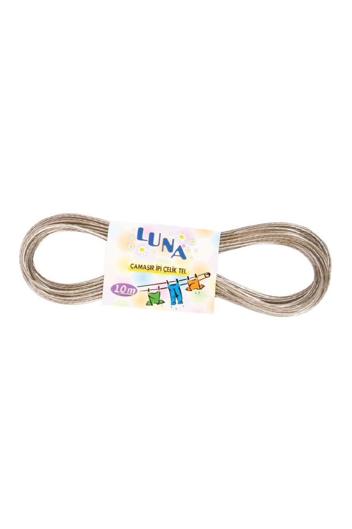 OEM Luna Çamaşır İpi Çelik Tel 10 Metre