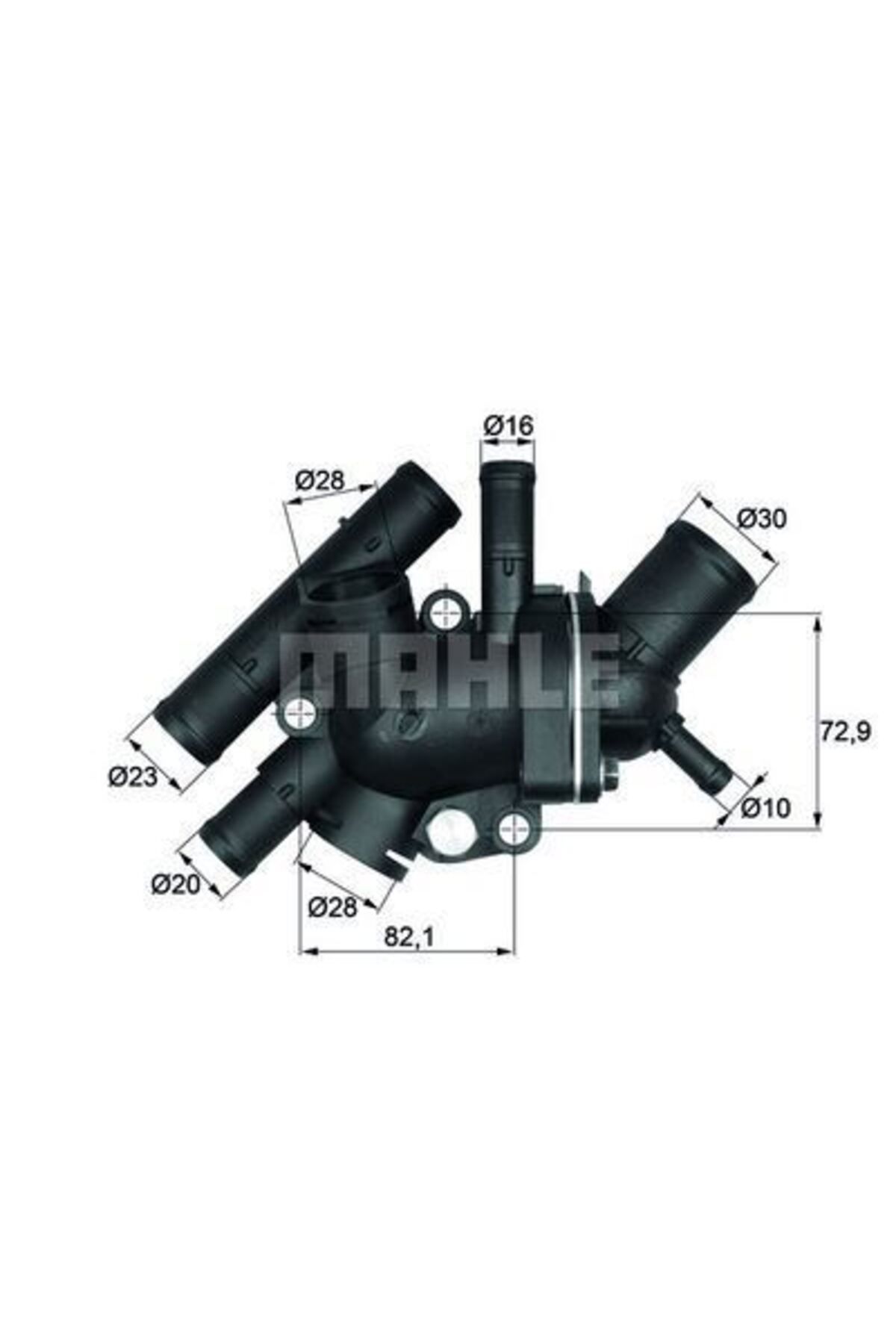 MAHLE TI13488 TERMOSTAT KOMPLE 88°C KOMPLE KANGOO MEGANE CLIO II