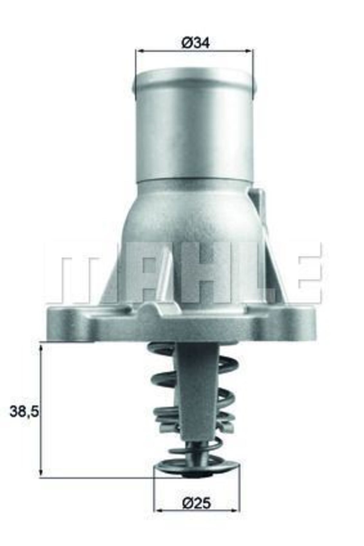 MAHLE TI26092 TERMOSTAT 92°C KOMPLE ASTRA J INSIGNIA ZAFIRA B COR