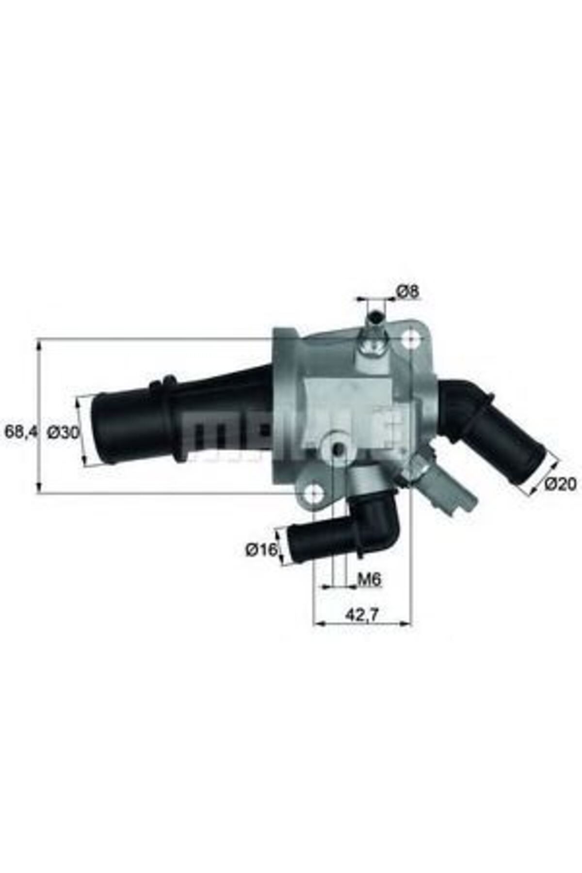 MAHLE TI15388 TERMOSTAT KOMPLE 88°C ALBEA DOBLO PALIO PUNTO PANDA