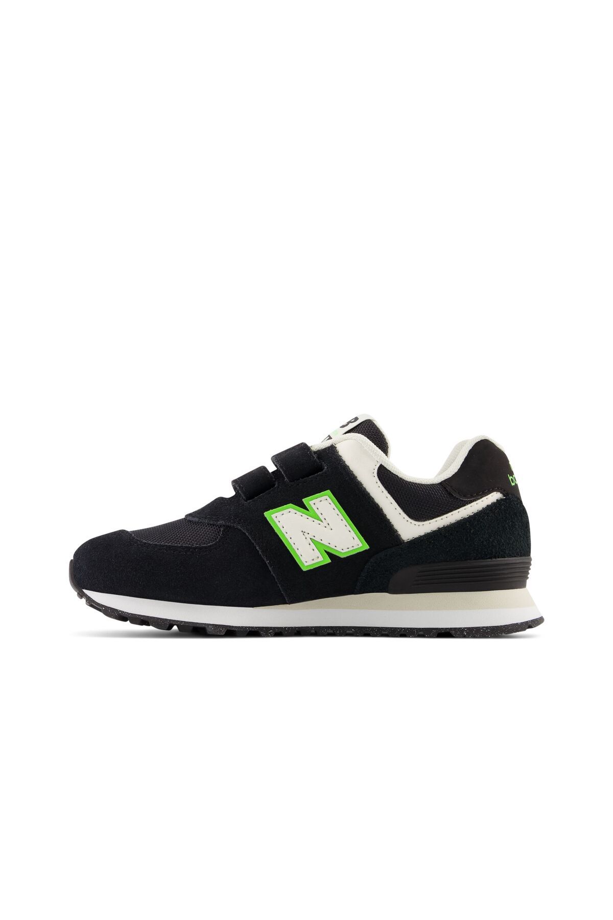 New Balance Scarpa Pv574 Dziecięce - Czarne Arctic Grey Zamszowe / Siatkowe Buty Lifestyle Kobieta - 32