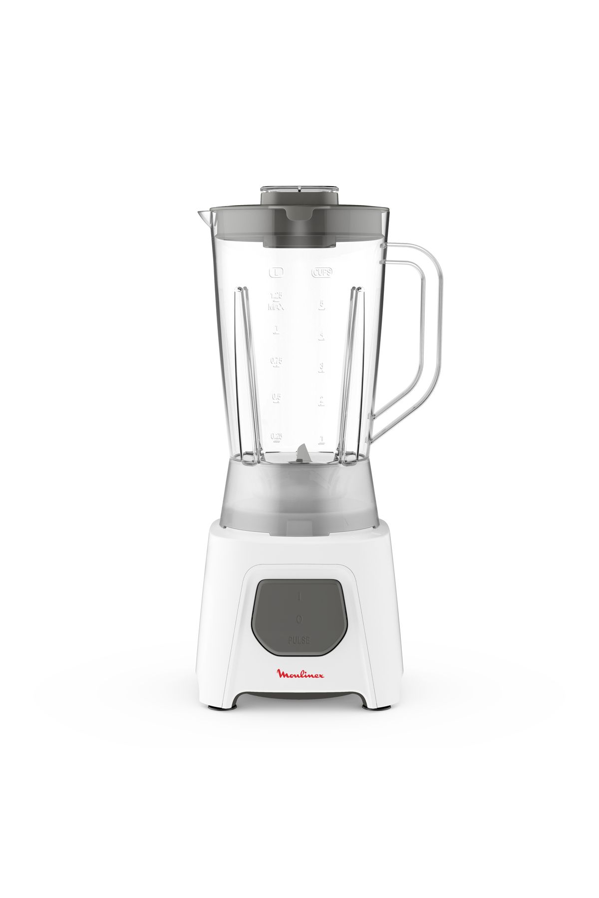 Moulinex-خلاط أونو سعة 1.5 لتر مع ملحقتين، 450 واط، أبيض، بلاستيك، Lm2B3127 2