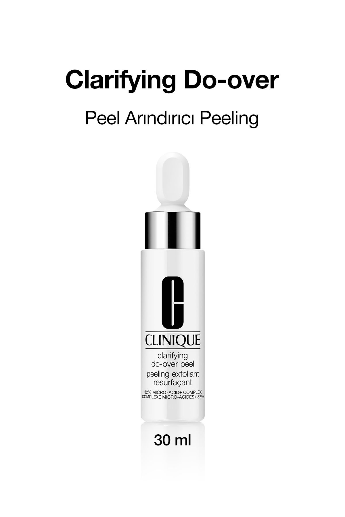 Arındırıcı Peeling  - Clarifying Do-Over Peel 30ml |AHA/BHA/PHA içeren Mikro-Asit+ Kompleksi