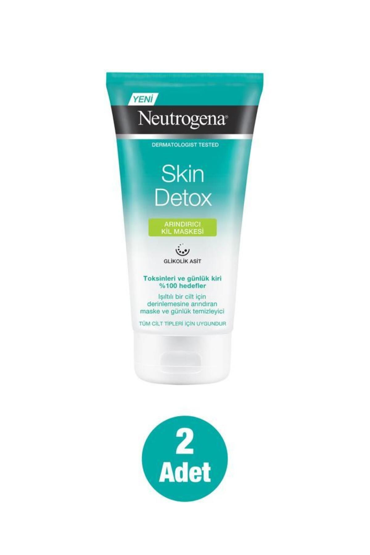 ماسک خاک رس پاک کننده سم زدایی پوست 150 میلی لیتر x2 Neutrogena