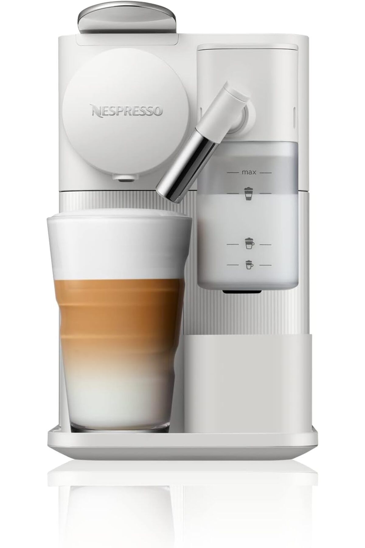 Nespresso-  ماكينة صنع القهوة Lattissima One من نسبريسو، بورسلين أبيض - إصدار الإمارات العربية المتحدة 4