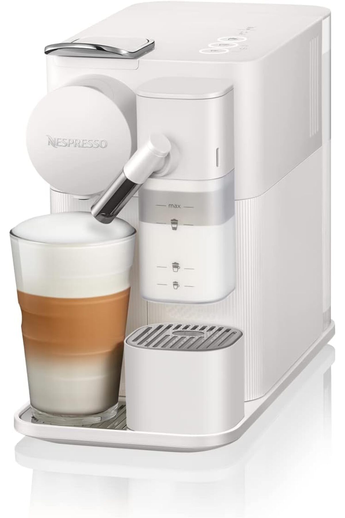 Nespresso-  ماكينة صنع القهوة Lattissima One من نسبريسو، بورسلين أبيض - إصدار الإمارات العربية المتحدة 5