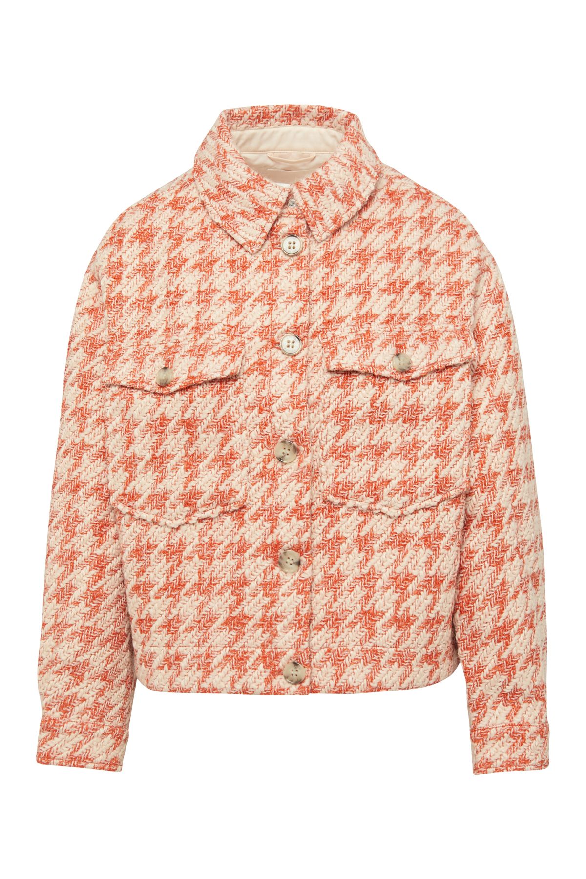 s.Oliver-Bouclé-Jacket - Shirt Collar, Shaped Design 4