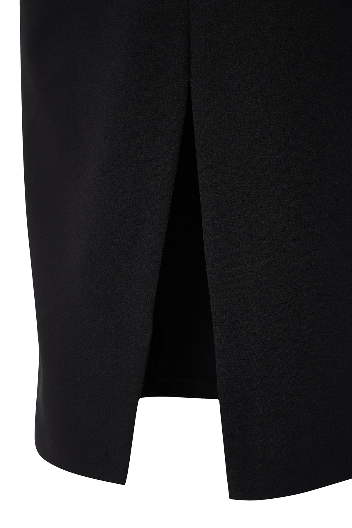 Trendyolmilla  Siyah Vücuda Oturan Parlak Taşlı Dokuma Abiye Gece Mezuniyet Elbisesi TPRSS25EL00019 - Görsel 5