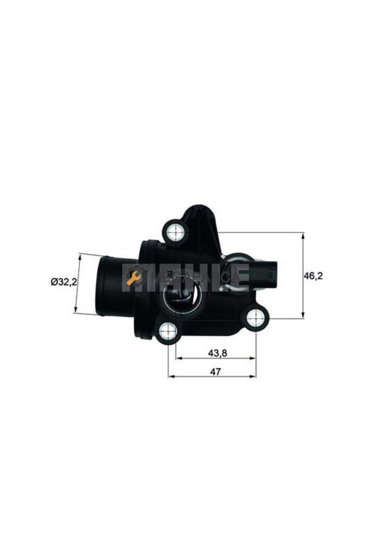 MAHLE TI1287 TERMOSTAT KOMPLE MERCEDES-BENZ A CLASS W168 87C