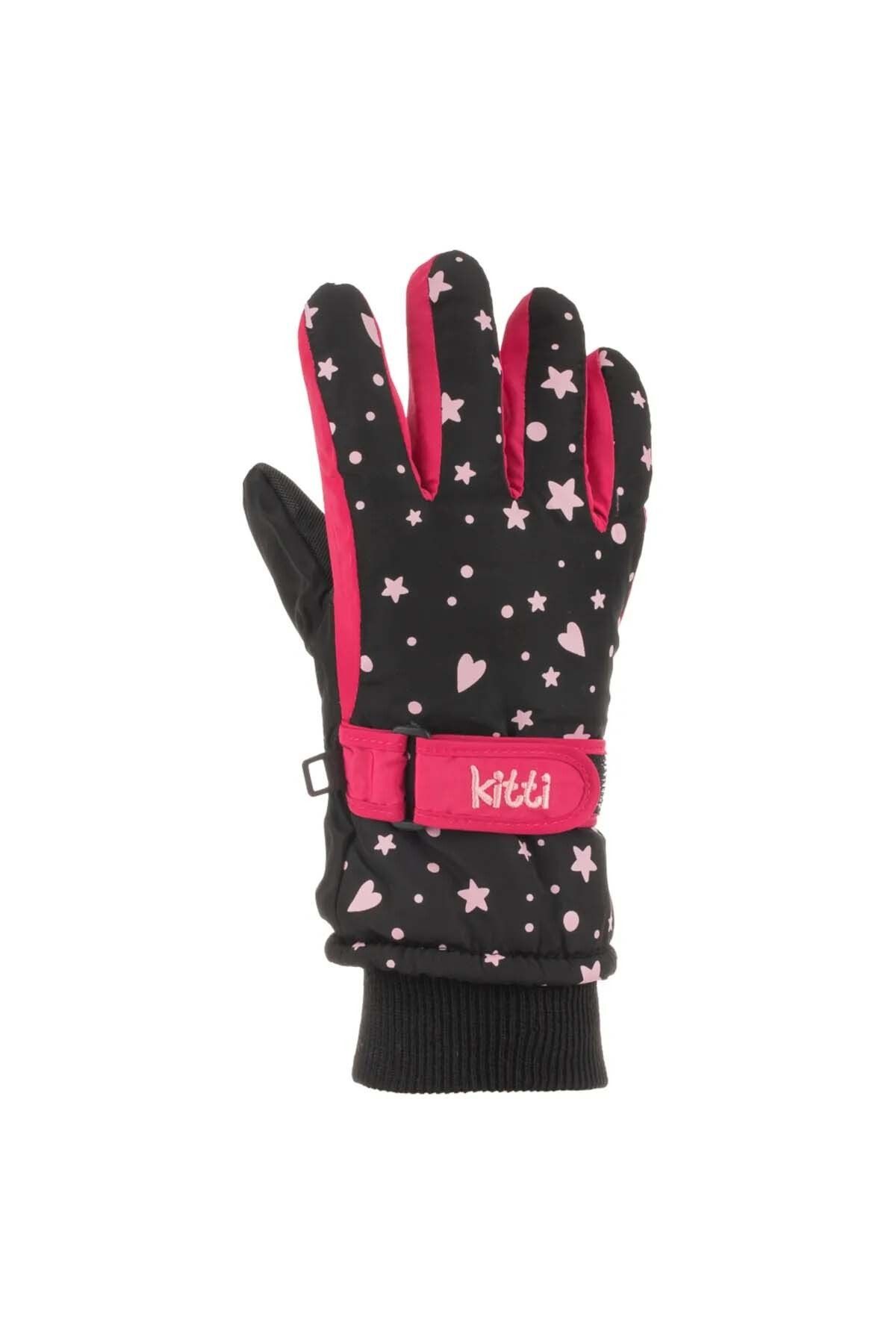 MİNİKO KİDS-Kit 421-009 4-7 Years Old Waterproof Snow Ski Gloves 1