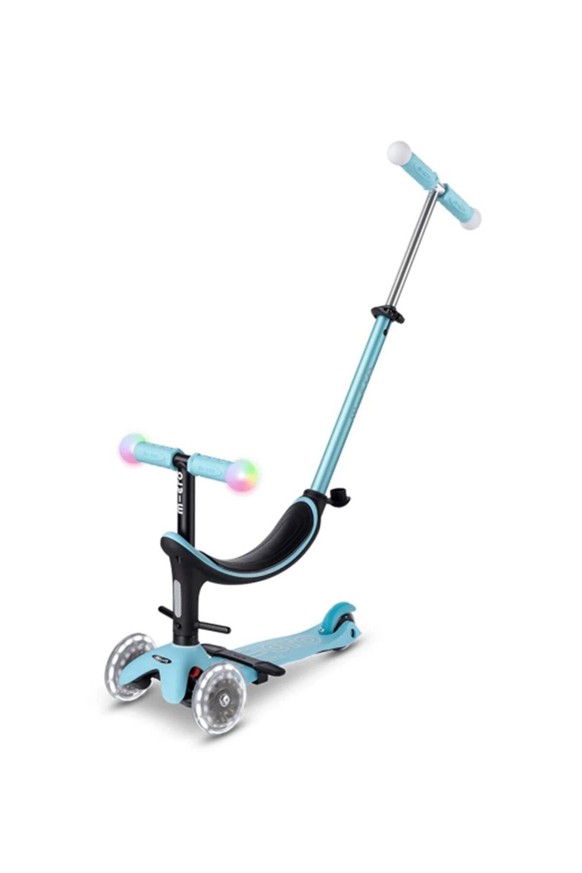 Genel Markalar Mini2Grow Deluxe Magic LED 3 Tekerlekli Scooter Blue