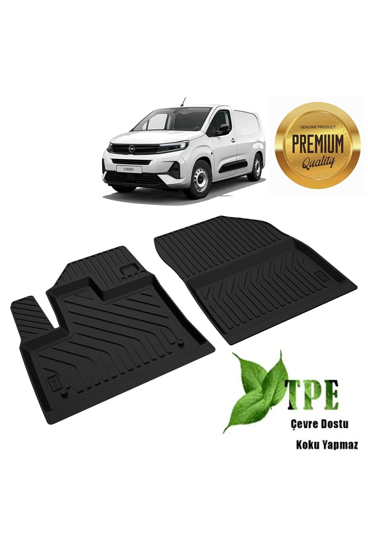 Dbc Online Opel Combo Panelvan Van Havuzlu Paspas Ön Iki Parça Siyah 4d 2019 2020 2021 2022 2023 2024