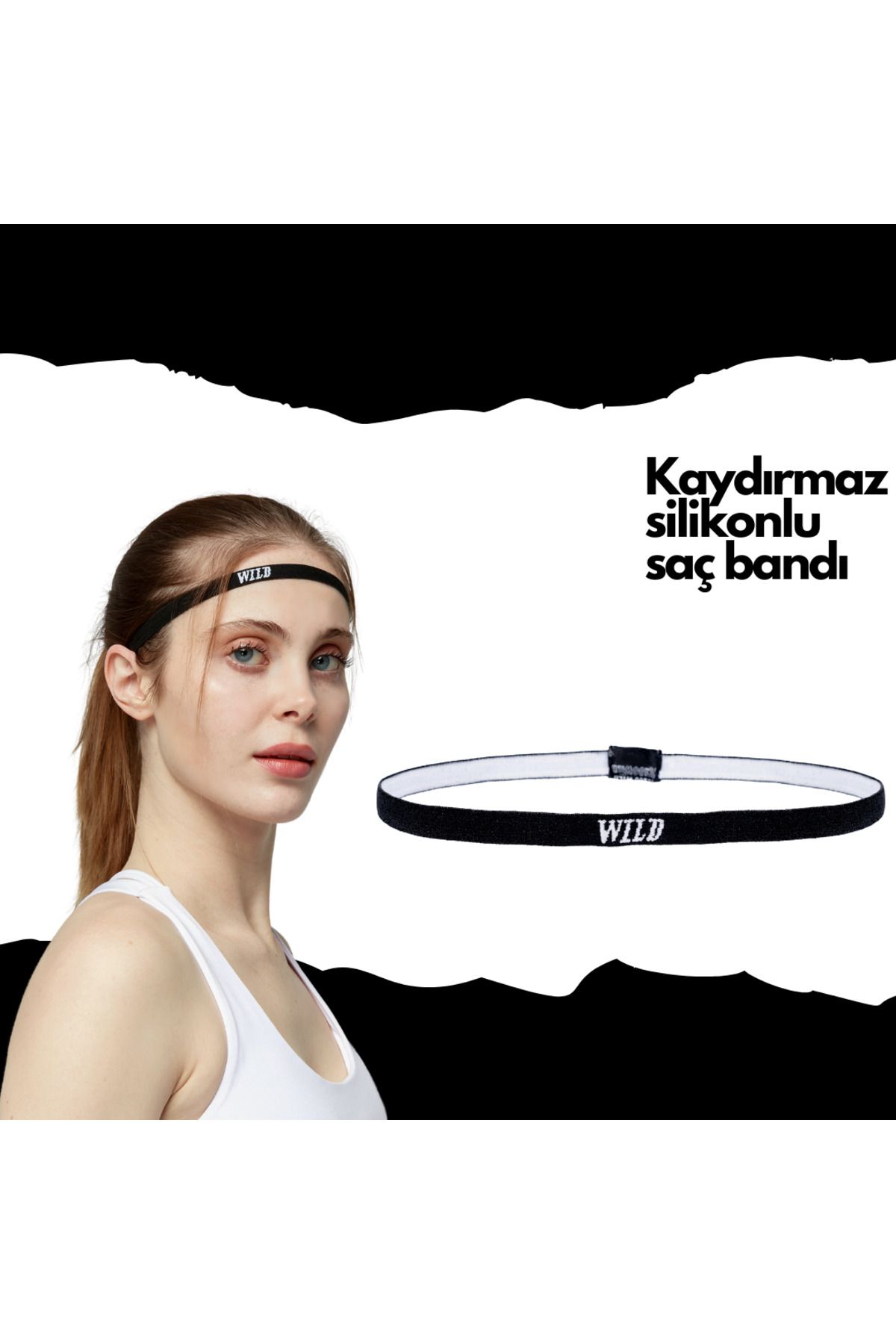 Wild Athletic Sports Fonksiyonel Spor Saç Bandı Kaydırmaz Saç Tokası Tekli WildFlex 1.0