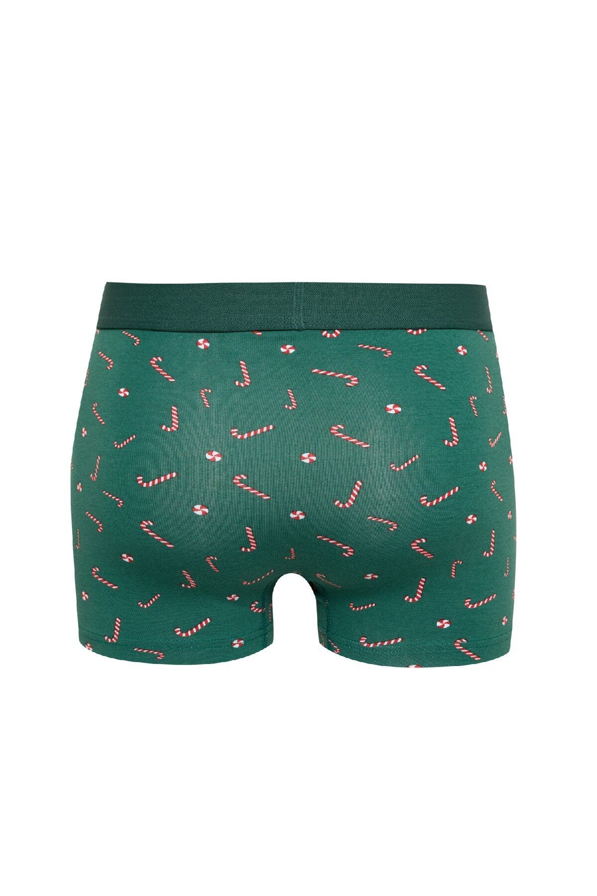 DeFacto-Men's Christmas Themed Boxer E0039Ax24Cw 2