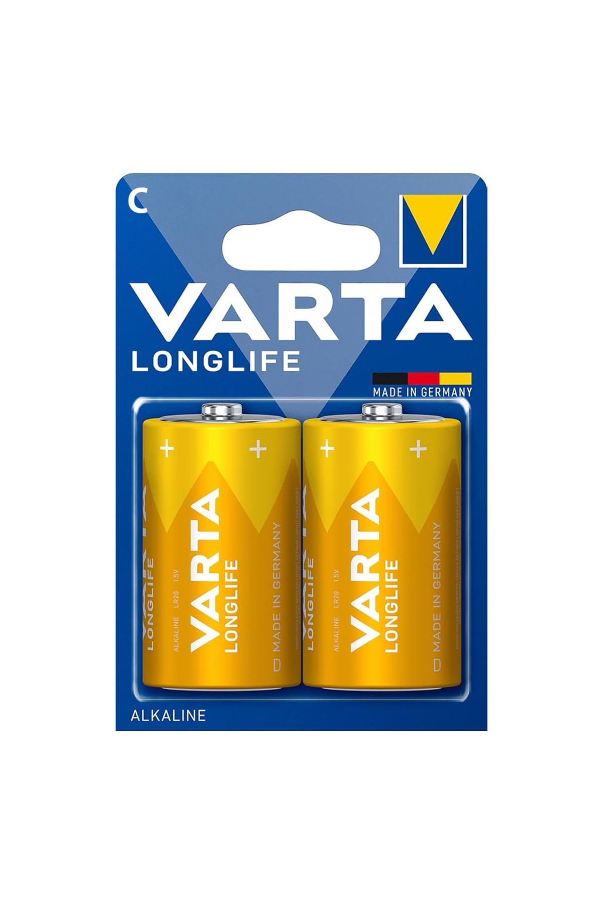 Varta - LONGLIFE POWER ALKALİN ORTA BOY C PİL (2Lİ PAKET FİYATI)