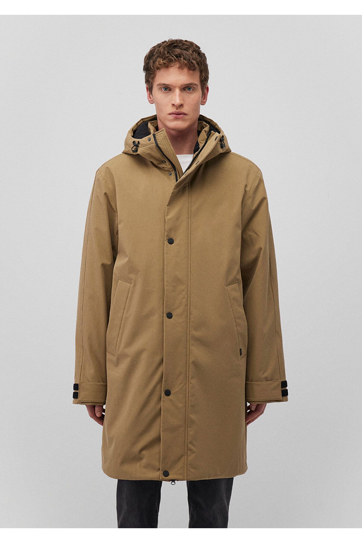 Mavi-Brown Hooded Parka - Loose Fit 0110471 -70377 4