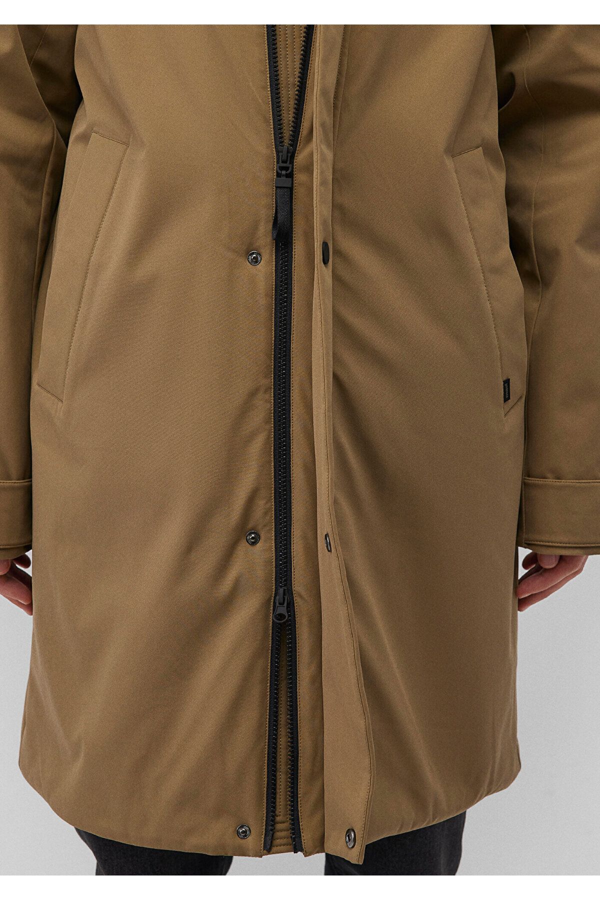 Mavi-Brown Hooded Parka - Loose Fit 0110471 -70377 7