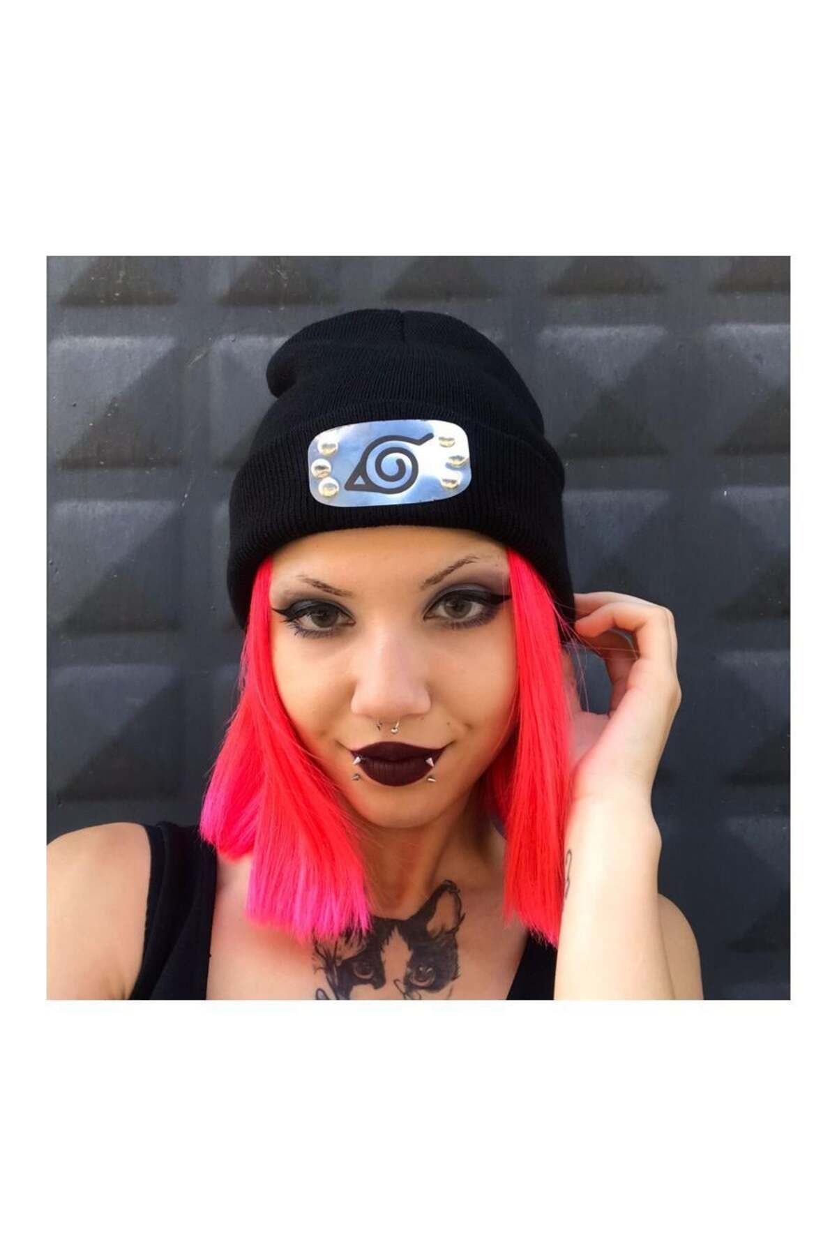 Köstebek Naruto Anime - Beretă Cu Broderie Metalică Kakashi Hatake Unisex - Single Dimension