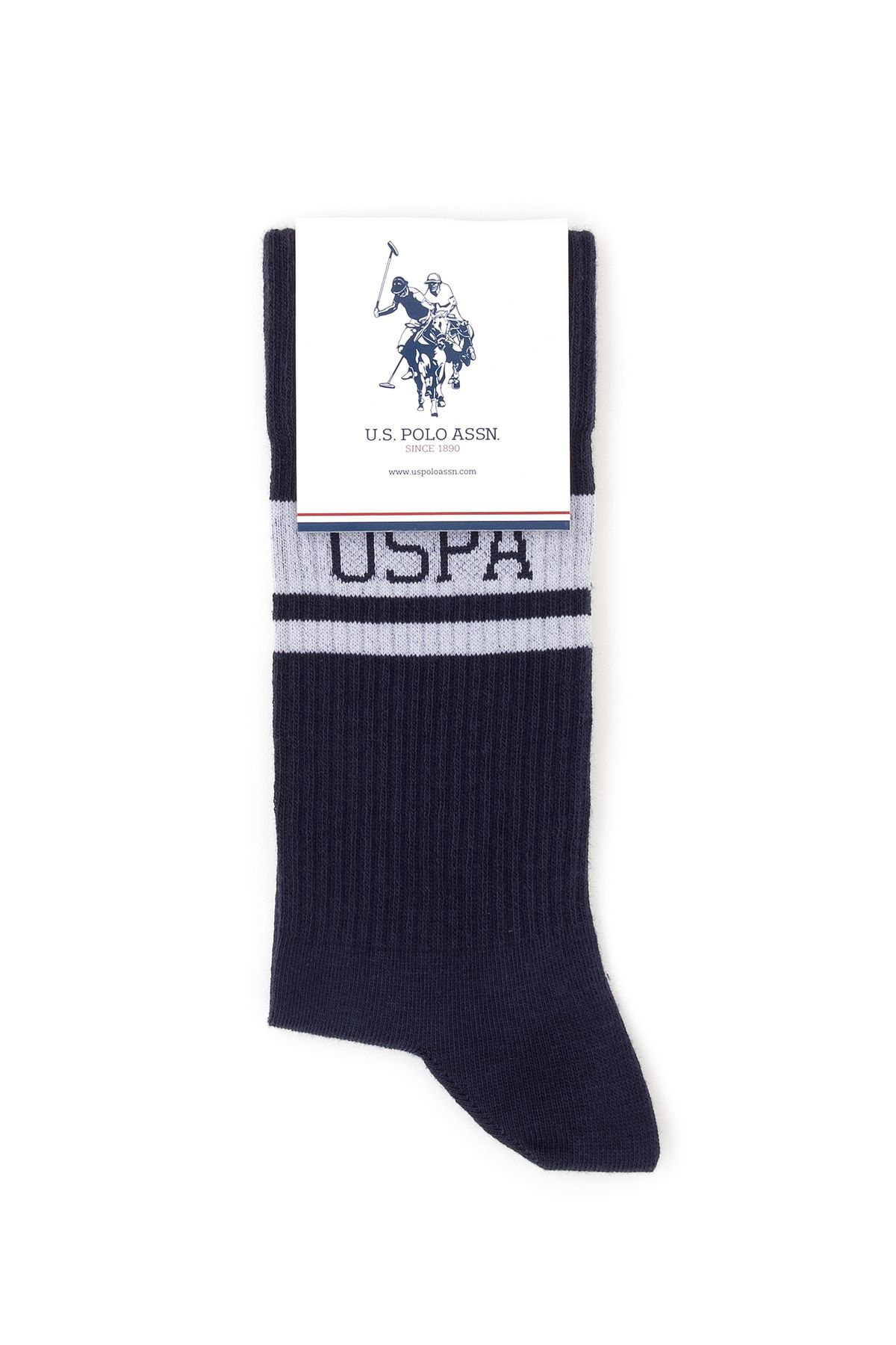 U.S. Polo Assn.-Men's Navy Blue Tennis Socks 50299014 -Vr033 4