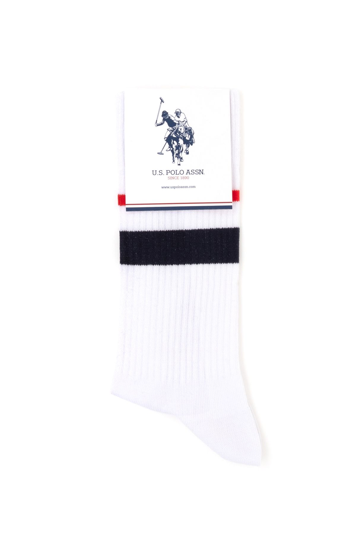 U.S. Polo Assn.-Șosete albe de tenis pentru bărbați 50299013 -VR013 4