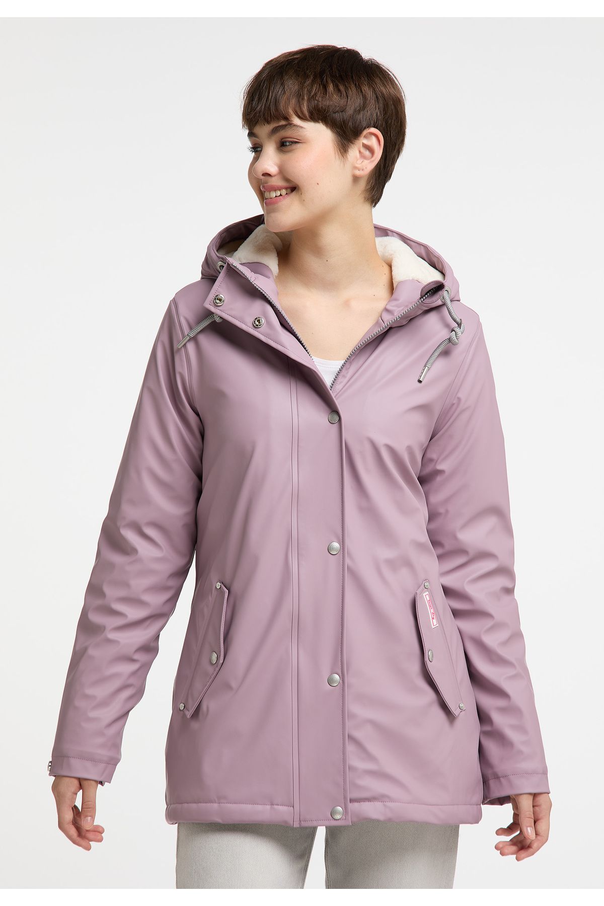 myMo-Regenjacke Mit Webpelzfutter 3