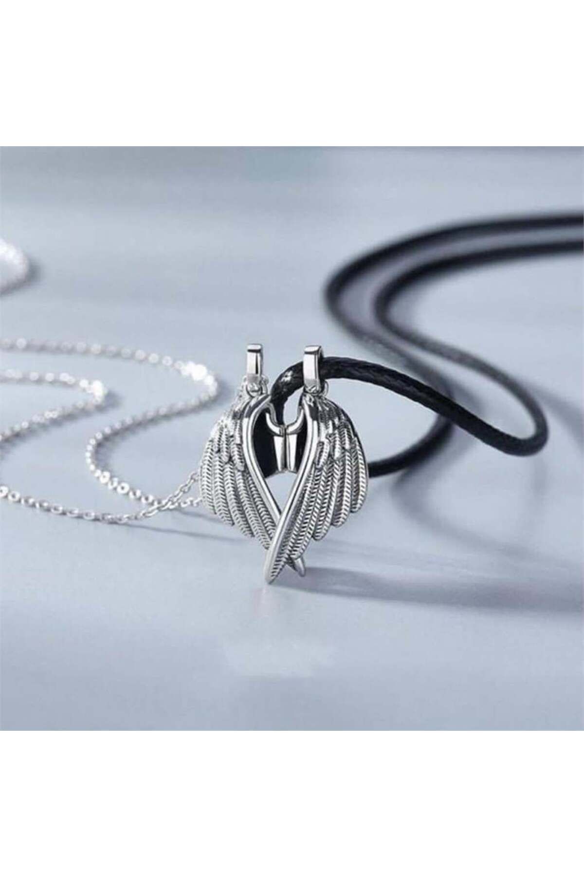 Köstebek-Angel Wings Double Necklace 1
