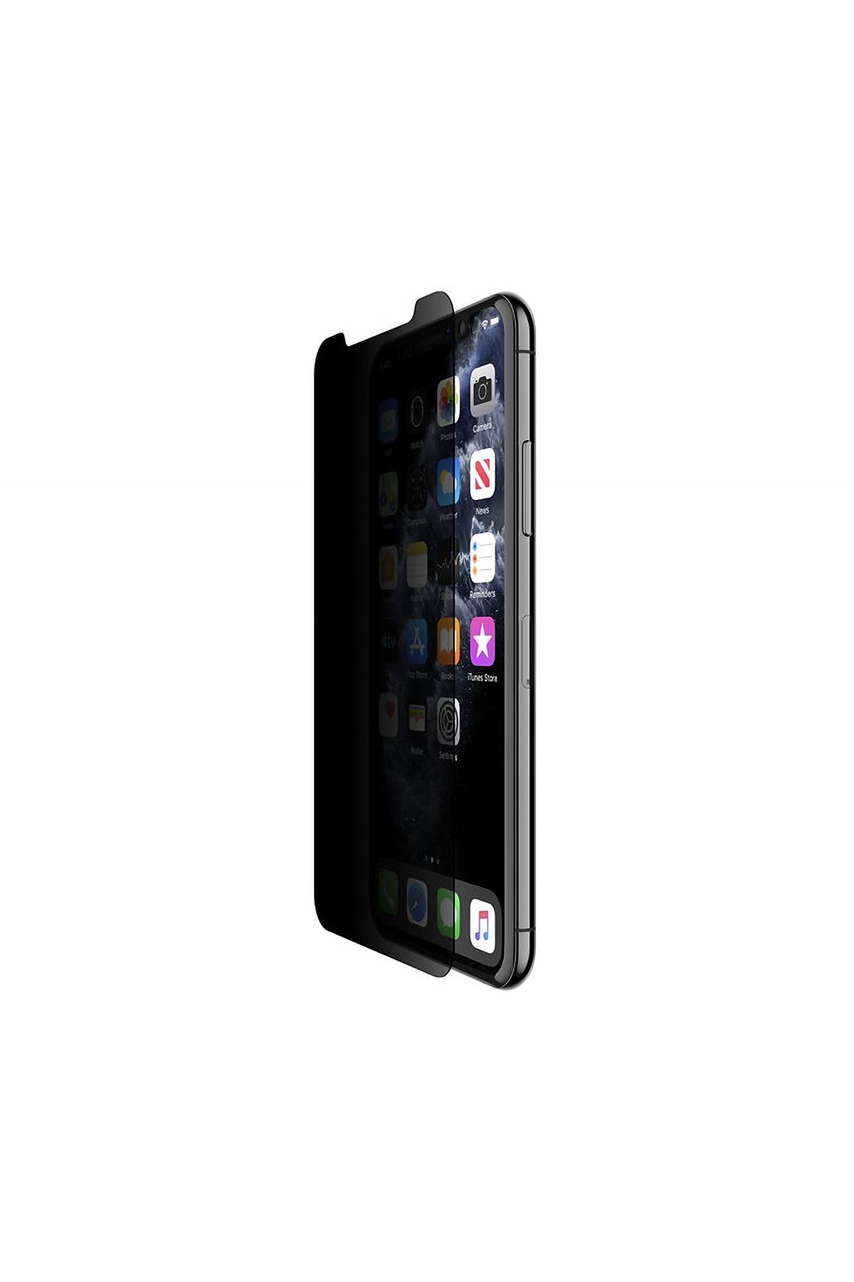 BlitzPower-iPhone 15 Pro Max Compatible Privacy Matte Ghost Nano Screen Protector 2