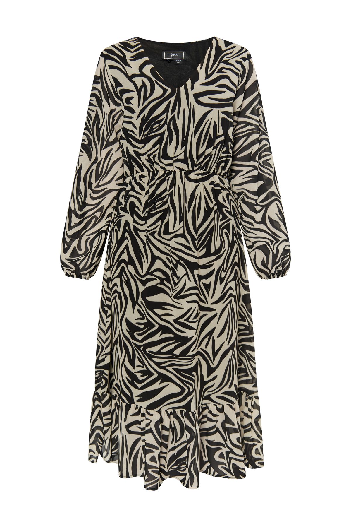 Faina-Kleid Mit Zebra-print 3