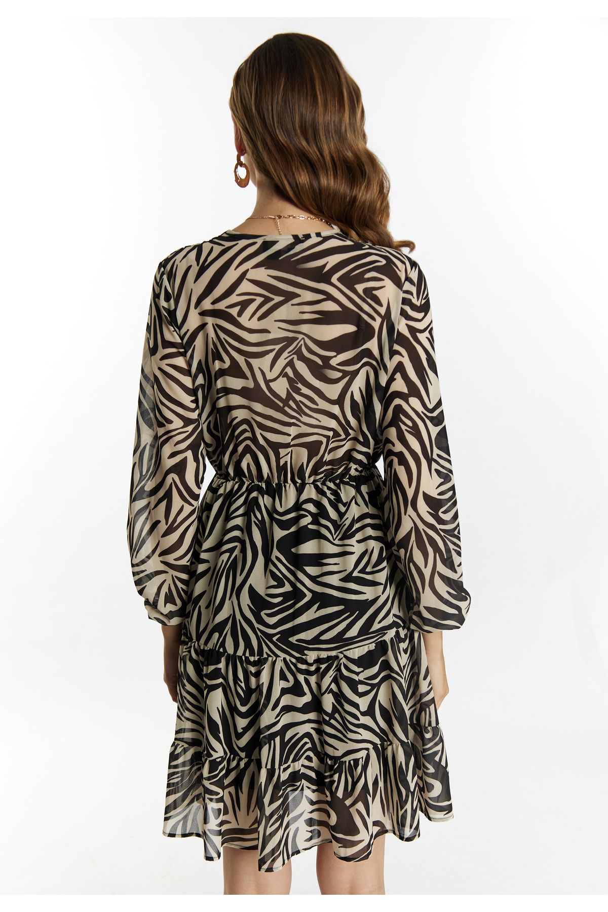 Faina-Rochie cu model zebră 4