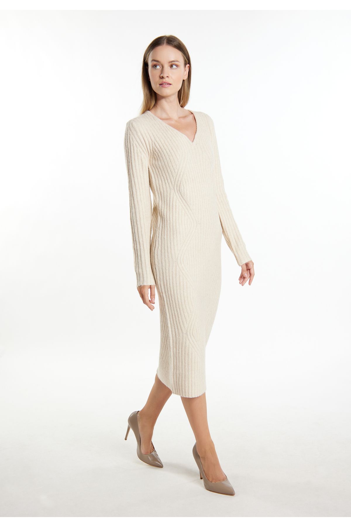 Dreimaster-Strickkleid 4