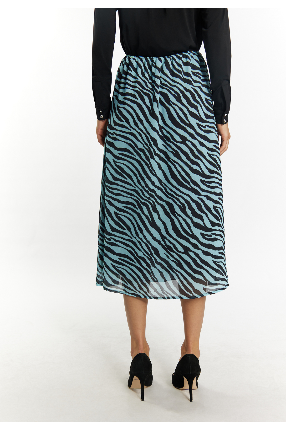 Faina-Rock mit Zebra-Print 4