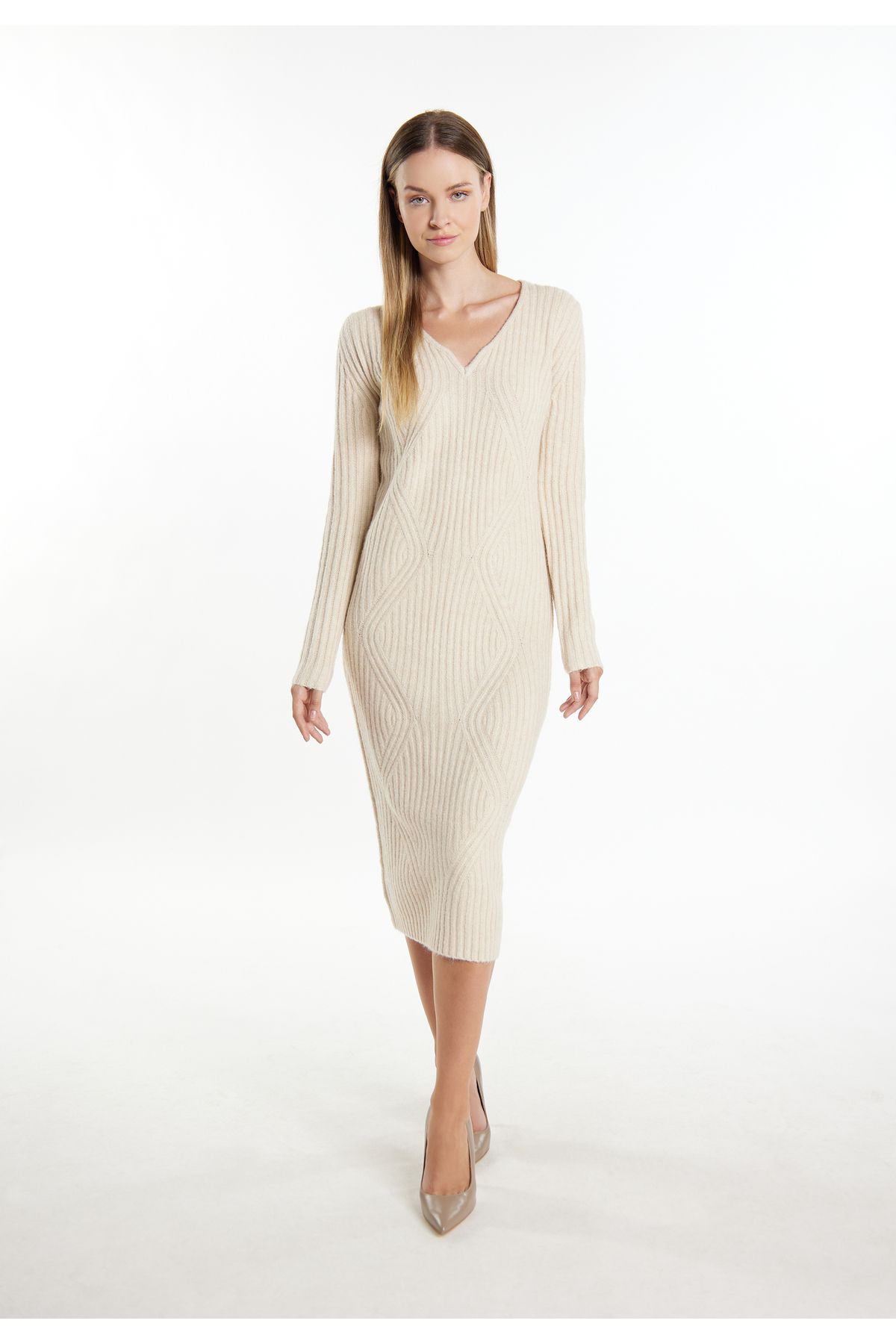 Dreimaster-Strickkleid 1