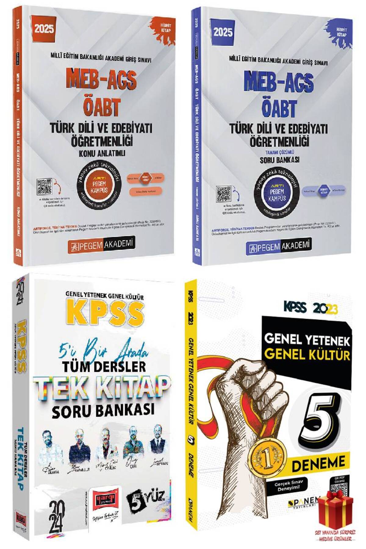 Pegem Akademi Yayıncılık 2025 Pegem MEB AGS ÖABT Türk Dili ve Edebiyatı 