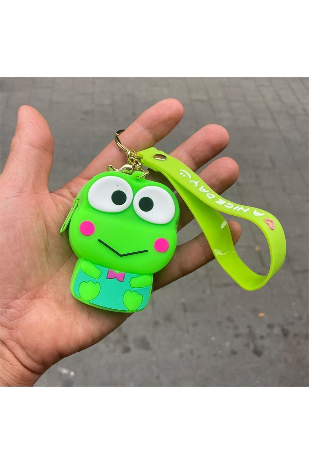 Köstebek-Poșetă din silicon Sanrio Frog verde 2