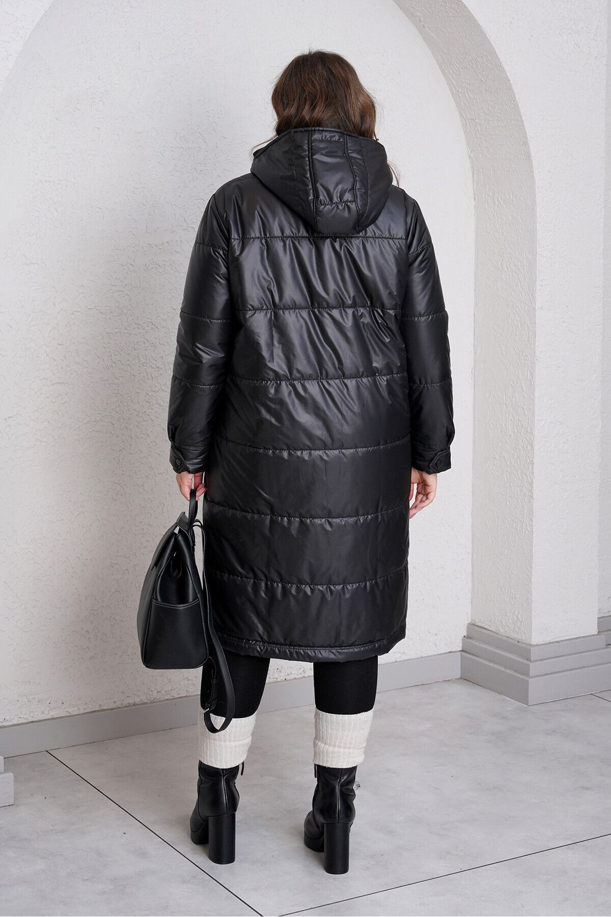 Büyük Moda-long inflatable coat 5