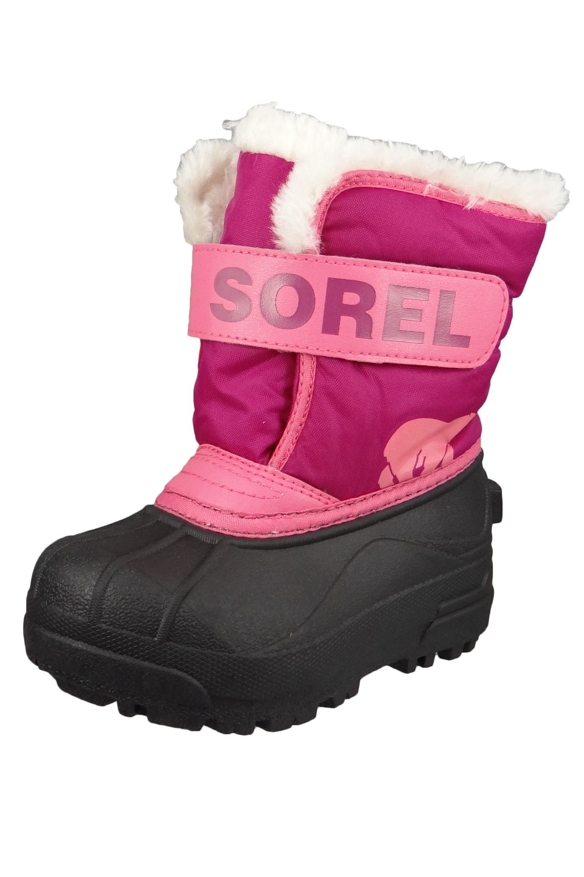 Sorel-Kinder Stiefel Winterschuhe Snow Commander 1869561 Rosa Tropic Pink Deep Blush 2