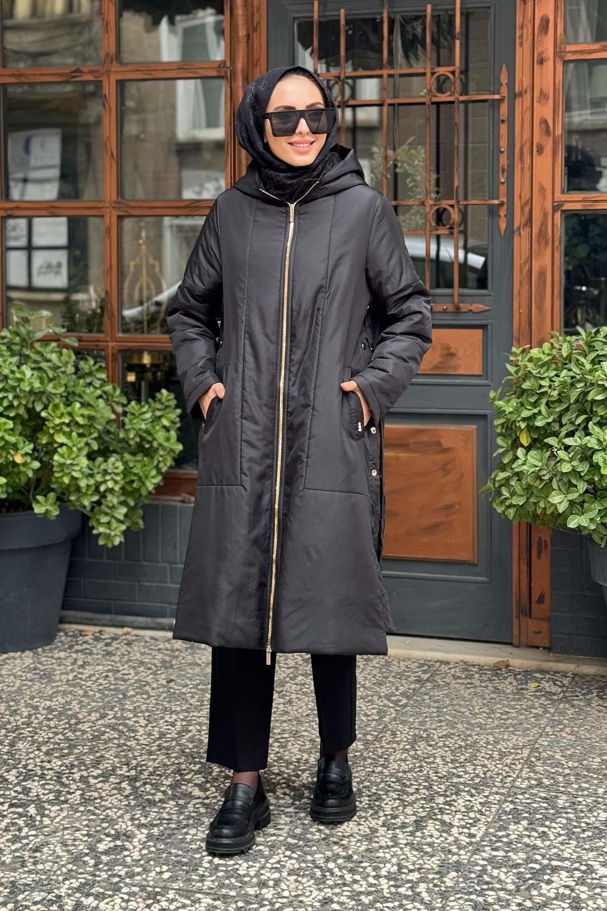 MISS DALIDA-Black Coat - Model T25K-8020 1