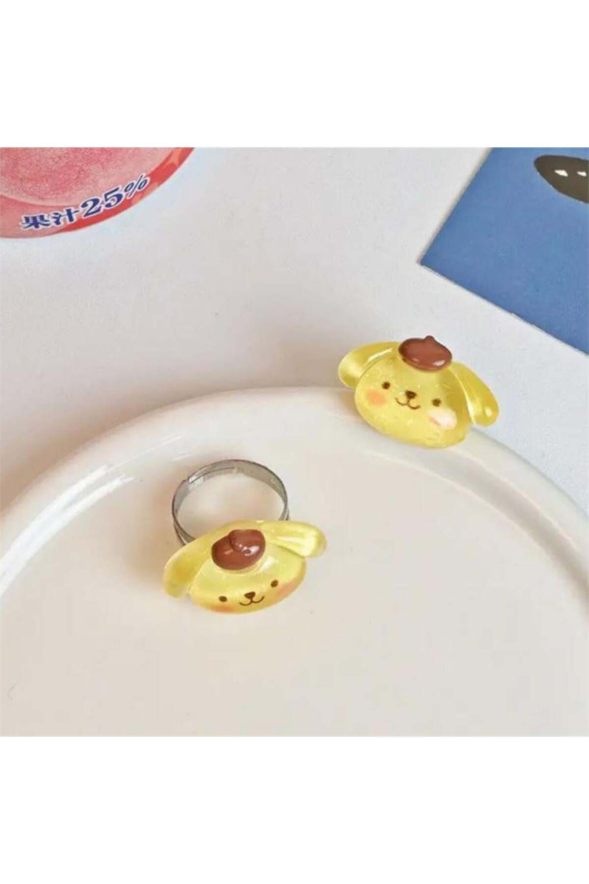 Köstebek-Anime Fantasy Magic Pompompurin Face Ring 1